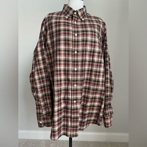 Roundtree & Yorke Multicolor Plaid Button Down Shirt